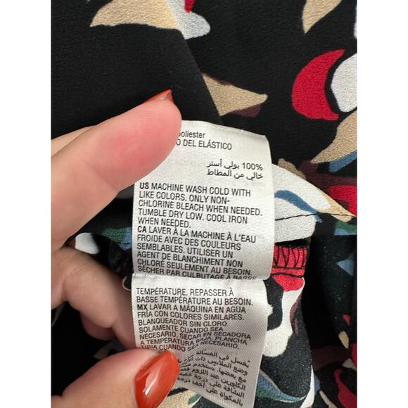 Alfani Peplum Abstract Floral Top XL Classy Mature Office - Picture 9 of 9